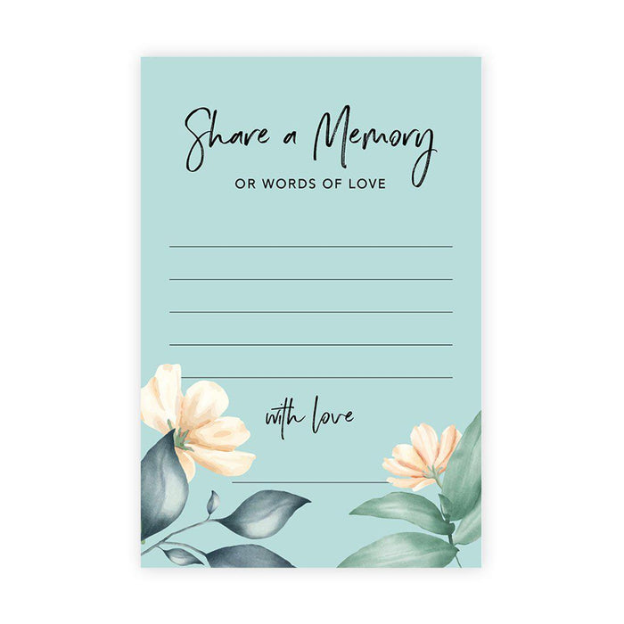 Share a Memory Cards, Cards for Wedding, Celebration of Life, Life Memories Design 1-Set of 52-Andaz Press-Classic-
