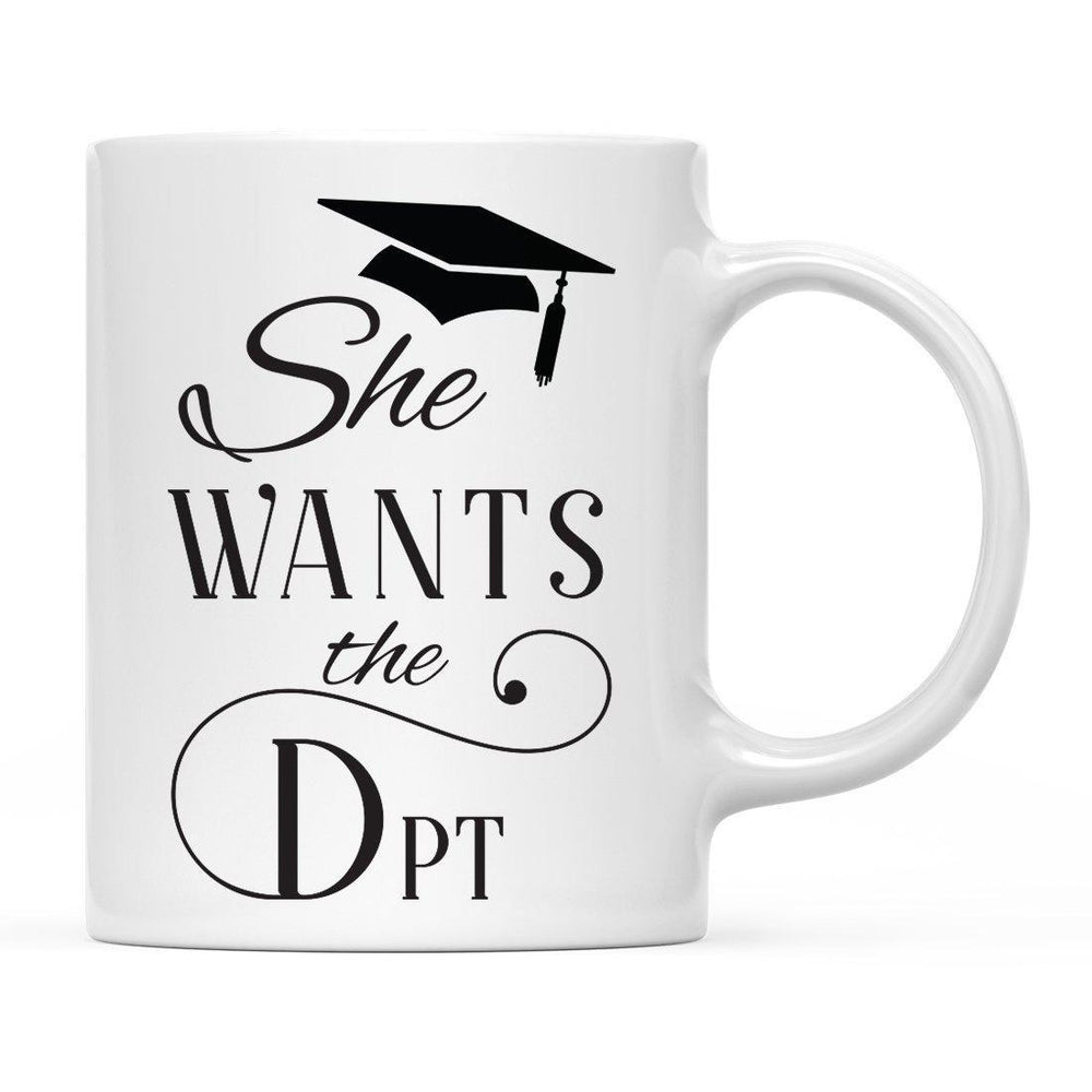 She Wants the Graduation Ceramic Coffee Mug-Set of 1-Andaz Press-DPT-