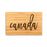 Small Engraved City Country Bamboo Wood Cutting Board, Calligraphy-Set of 1-Andaz Press-Austin-
