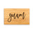 Small Engraved City Country Bamboo Wood Cutting Board, Calligraphy-Set of 1-Andaz Press-Austin-