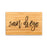 Small Engraved City Country Bamboo Wood Cutting Board, Calligraphy-Set of 1-Andaz Press-Austin-