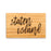 Small Engraved City Country Bamboo Wood Cutting Board, Calligraphy-Set of 1-Andaz Press-Austin-