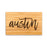 Small Engraved City Country Bamboo Wood Cutting Board, Calligraphy-Set of 1-Andaz Press-Austin-
