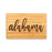 Small Engraved State Bamboo Wood Cutting Board, Calligraphy-Set of 1-Andaz Press-Alabama-