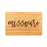 Small Engraved State Bamboo Wood Cutting Board, Calligraphy-Set of 1-Andaz Press-Missouri-