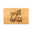 Small Engraved State Bamboo Wood Cutting Board, Calligraphy-Set of 1-Andaz Press-South Dakota-