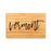 Small Engraved State Bamboo Wood Cutting Board, Calligraphy-Set of 1-Andaz Press-Vermont-
