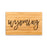Small Engraved State Bamboo Wood Cutting Board, Calligraphy-Set of 1-Andaz Press-Wyoming-