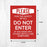 Social Distancing Do Not Enter If Symptoms, Round Business Signs, Vinyl Sticker Decals-Set of 10-Andaz Press-Symptoms-