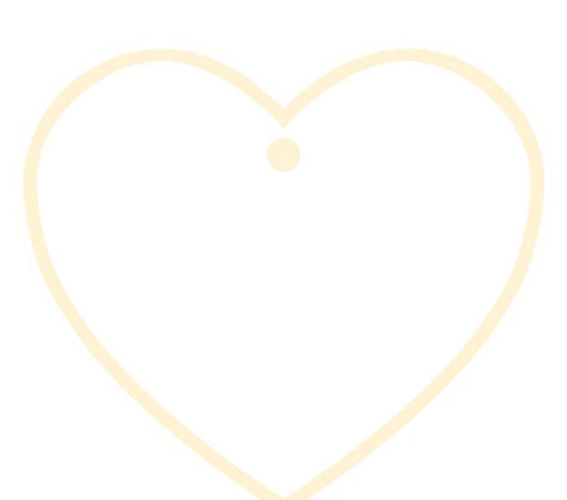 Solid Border Color Heart Shape Blank Gift Tags-Set of 30-Andaz Press-Ivory-