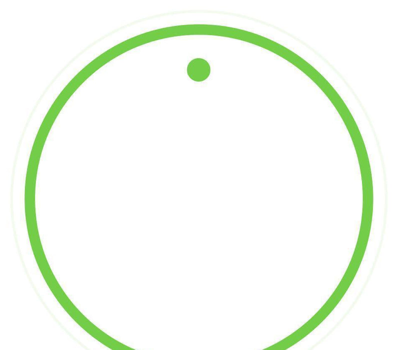 Solid Color Circle Blank Gift Tags-Set of 24-Andaz Press-Kiwi Green-