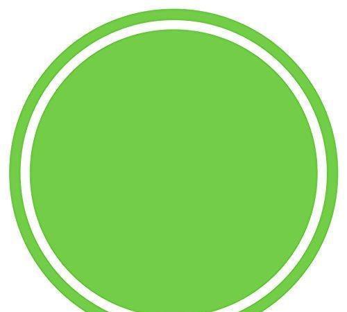 Solid Color Circle Gift Labels-Set of 40-Andaz Press-Kiwi Green-
