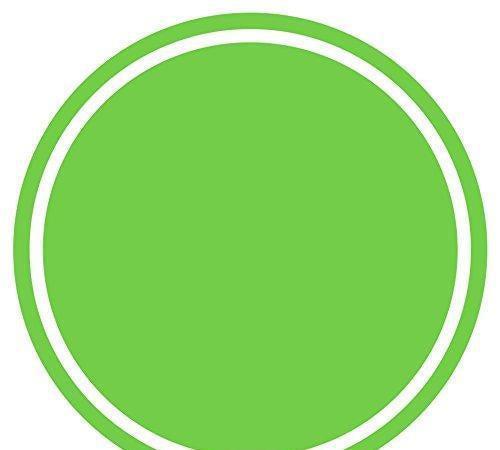 Solid Color Circle Gift Labels-Set of 40-Andaz Press-Kiwi Green-