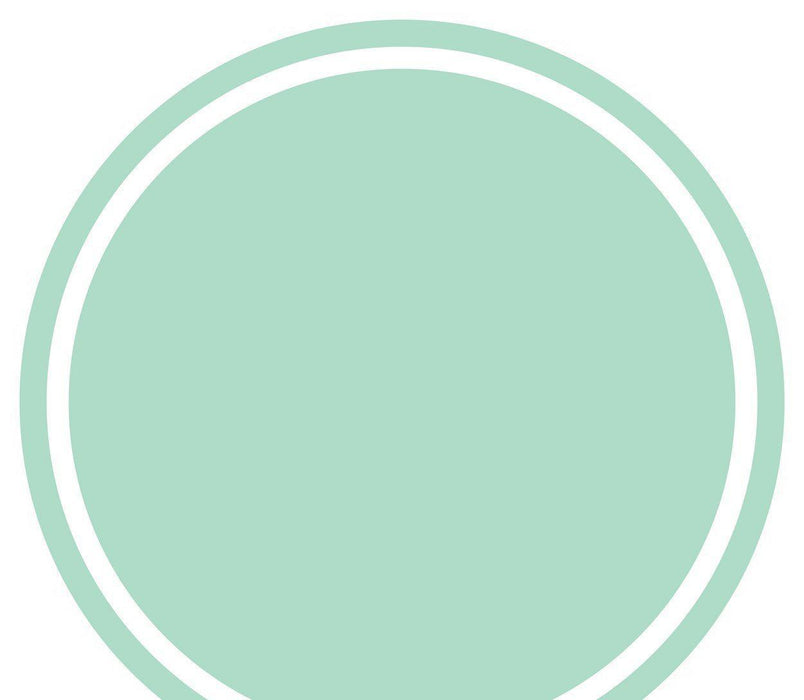 Solid Color Circle Gift Labels-Set of 40-Andaz Press-Mint Green-
