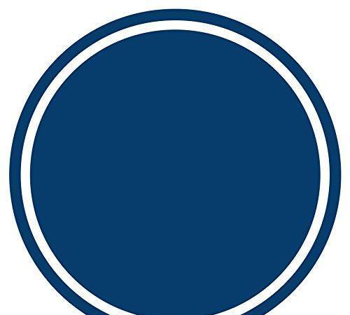 Solid Color Circle Gift Labels-Set of 40-Andaz Press-Navy Blue-