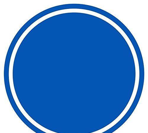 Solid Color Circle Gift Labels-Set of 40-Andaz Press-Royal Blue-