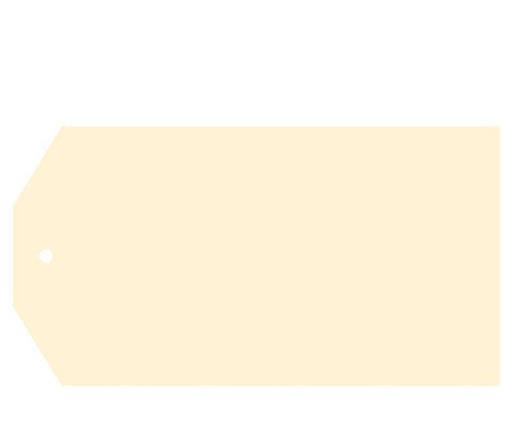 Solid Color Classic Blank Gift Tags-Set of 12-Andaz Press-Ivory-