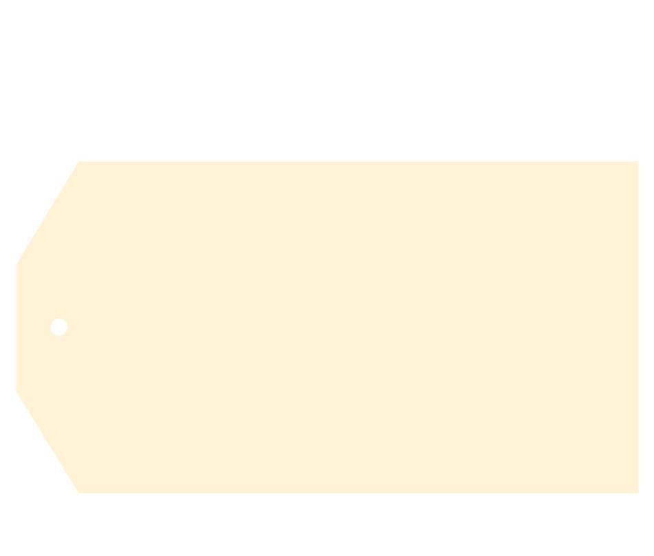 Solid Color Classic Blank Gift Tags-Set of 12-Andaz Press-Ivory-
