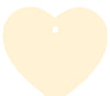 Solid Color Heart Shape Blank Gift Tags-Set of 30-Andaz Press-Ivory-