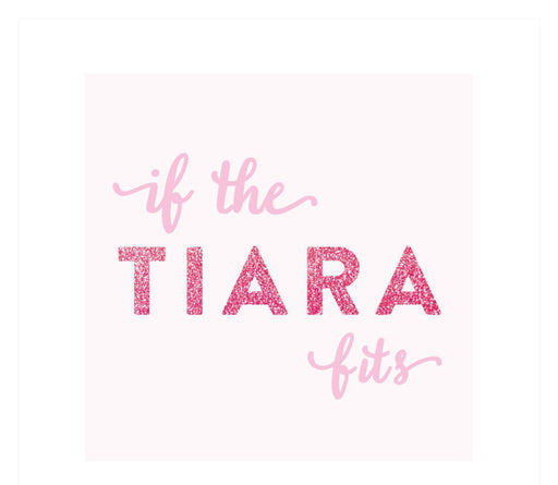 Sparkle Princess Birthday Square Gift Labels-Set of 40-Andaz Press-Thank You-