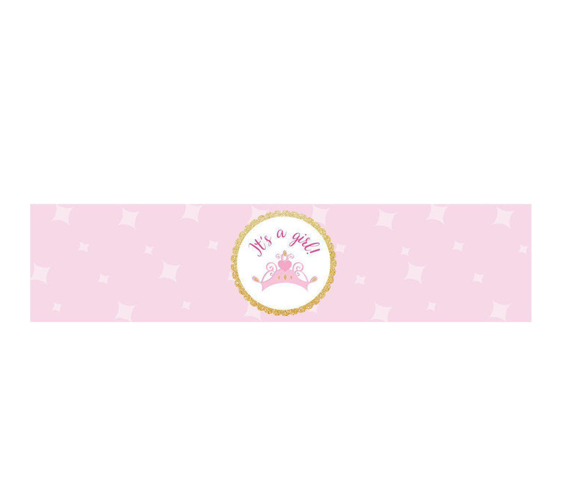 Sparkle Princess Birthday Tiara Milk Bottle Labels-Set of 10-Andaz Press-
