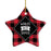 Sports Star Shaped Porcelain Christmas Tree Ornaments Collection 1-Set of 1-Andaz Press-Skater-