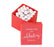 Square Party Favor Boxes, Thank You for Celebrating With Us-Set of 20-Andaz Press-White-