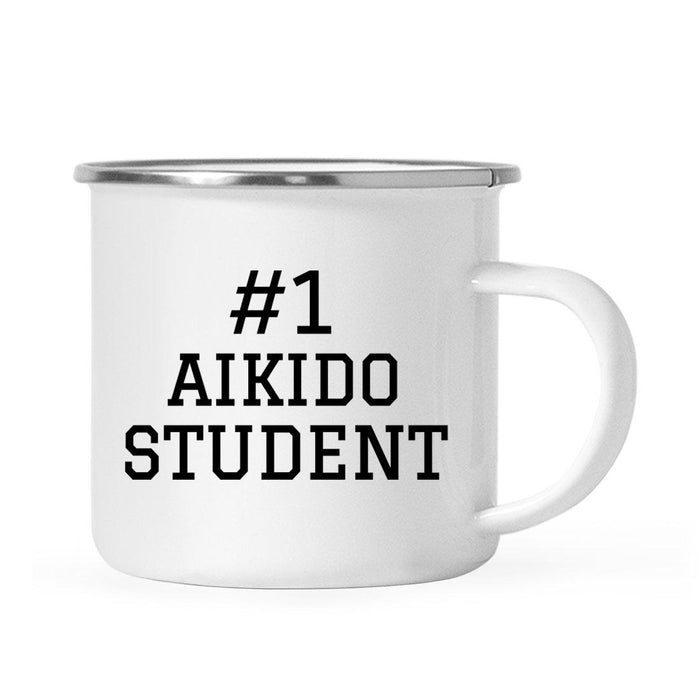 Stainless Steel Campfire Coffee Mug Thank You Gift, #1 Sports-Set of 1-Andaz Press-Aikido Student-