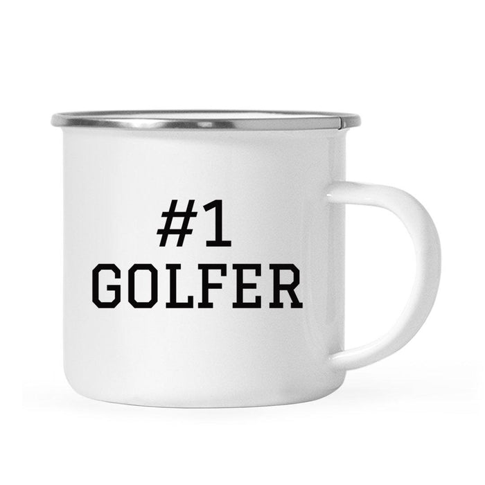 Stainless Steel Campfire Coffee Mug Thank You Gift, #1 Sports-Set of 1-Andaz Press-Golfer-