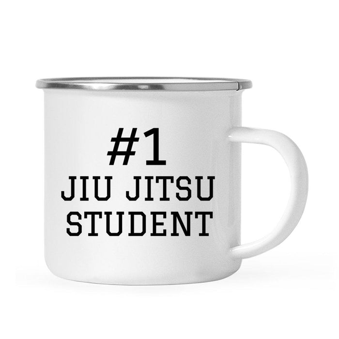 Stainless Steel Campfire Coffee Mug Thank You Gift, #1 Sports-Set of 1-Andaz Press-Jiu Jitsu Student-