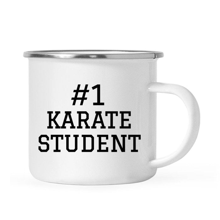 Stainless Steel Campfire Coffee Mug Thank You Gift, #1 Sports-Set of 1-Andaz Press-Karate Student-