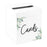 Sturdy White Wedding Day Card Box Wedding Gift Box-Set of 1-Andaz Press-Greenery Foliage-
