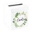 Sturdy White Wedding Day Card Box Wedding Gift Box-Set of 1-Andaz Press-Greenery Wreath-