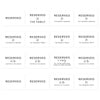 Table Reserved Signs for Wedding Reception, Reserved Family Table Setting Card Signs-Set of 16-Andaz Press-Minimal Modern-