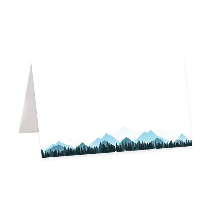 Table Tent Place Cards for Wedding Party Tables, Seating Name Place Cards, Design 2-Set of 56-Andaz Press-Winter-