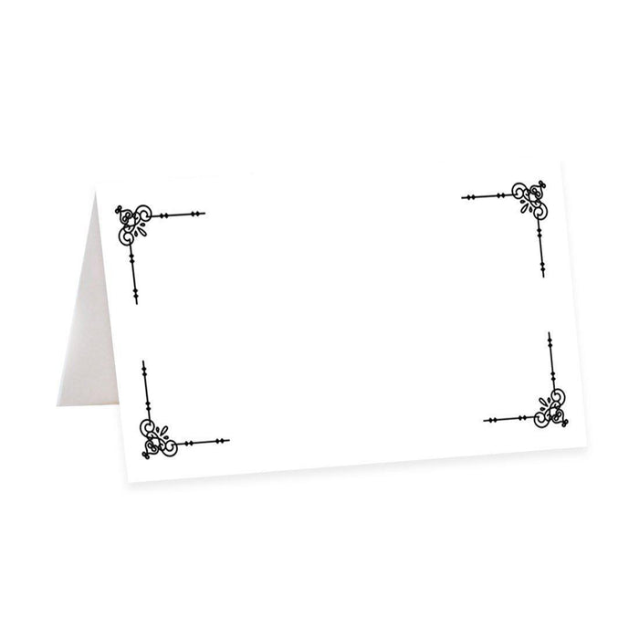 Table Tent Place Cards for Wedding Party Tables, Seating Name Place Cards, Design 2-Set of 56-Andaz Press-Winter-