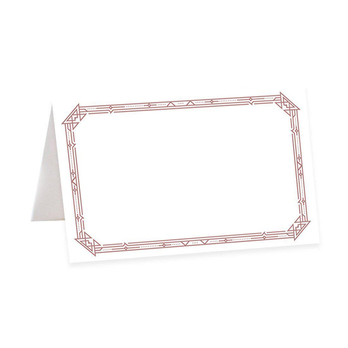 Table Tent Place Cards for Wedding Party Tables, Seating Name Place Cards, Design 2-Set of 56-Andaz Press-Winter-