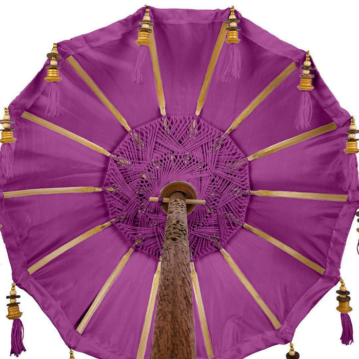 Tabletop Bali Umbrella Centerpiece-Set of 1-Koyal Wholesale-Plum Purple-