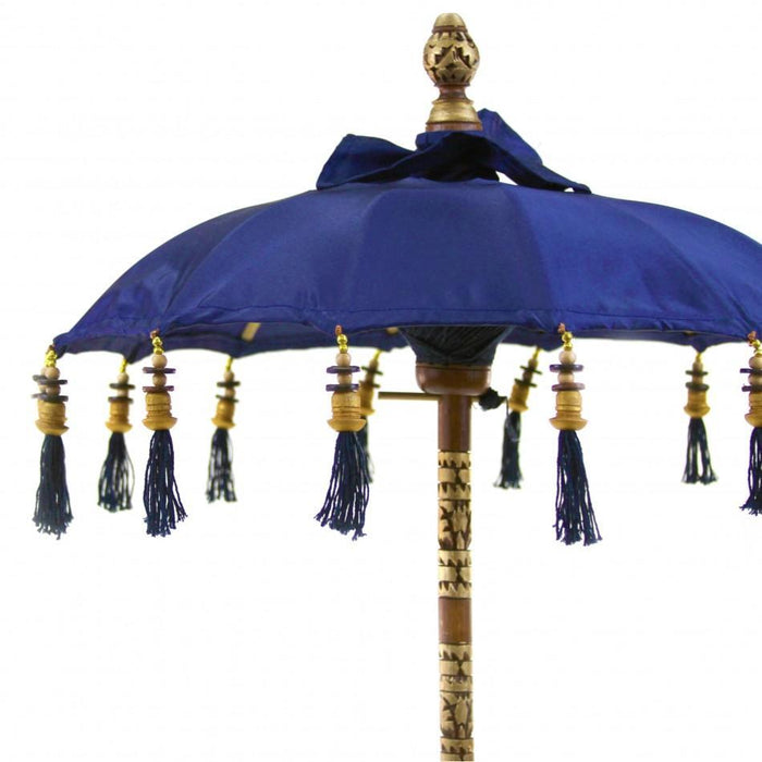 Tabletop Bali Umbrella Centerpiece-Set of 1-Koyal Wholesale-Navy Blue-