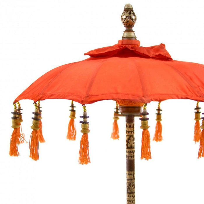 Tabletop Bali Umbrella Centerpiece-Set of 1-Koyal Wholesale-Orange-