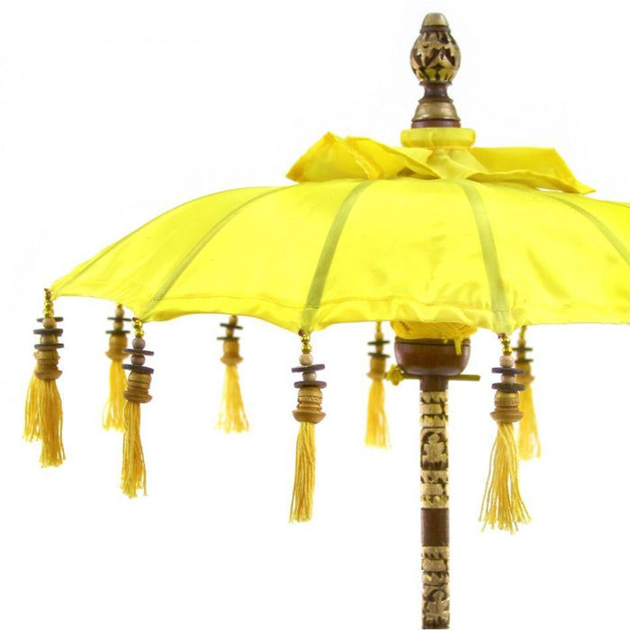 Tabletop Bali Umbrella Centerpiece-Set of 1-Koyal Wholesale-Yellow-