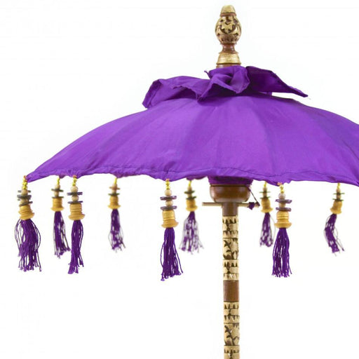 Tabletop Bali Umbrella Centerpiece-Set of 1-Koyal Wholesale-Plum Purple-