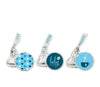 Tea Party Boy Baby Shower Hershey's Kiss Favor Labels-Set of 216-Andaz Press-Party-