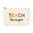 Teacher Appreciation Cosmetic Bags - Aesthetic Bag for Teacher Supplies, 4 Designs Available-Set of 1-Andaz Press-Boho Teacher-