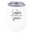Teacher Appreciation Wine Tumbler with Lid Stemless Stainless Steel Insulated for Teacher Appreciation Week-Set of 1-Andaz Press-Because Students-