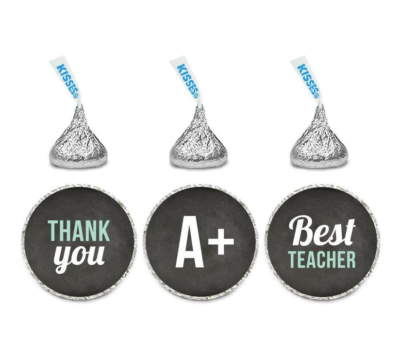 Teacher's Appreciation Thank You Hershey's Kisses Stickers-Set of 216-Andaz Press-Style 1-