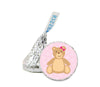 Teddybear Hershey's Kiss Baby Shower Stickers-Set of 216-Andaz Press-Girl-