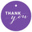 Thank You Circle Gift Tags, Chic Style-Set of 24-Andaz Press-Ivory-
