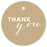 Thank You Circle Gift Tags, Chic Style-Set of 24-Andaz Press-Ivory-