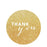 Thank You Circle Gift Tags, Chic Style-Set of 24-Andaz Press-Ivory-